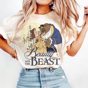 Retro Beauty And The Beast Comfort Colors T-Shirt, Tale as Old as Time Shirt